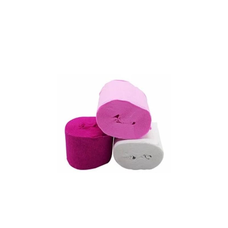 GENERICO - Feston Rosa Fucsia y Blanco 6pcs