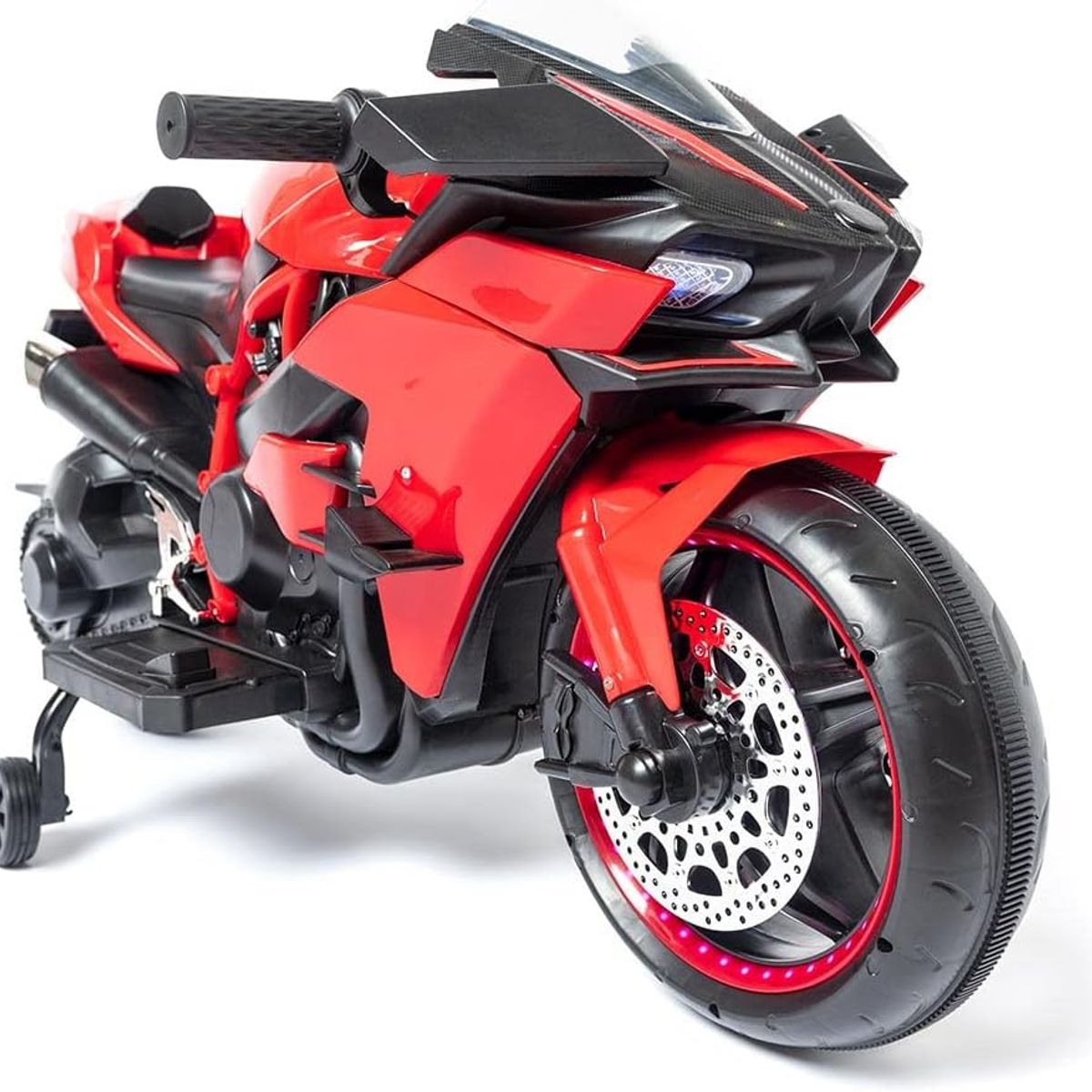 U BUY - juguete coche motocicleta eléctrico genial Rojo