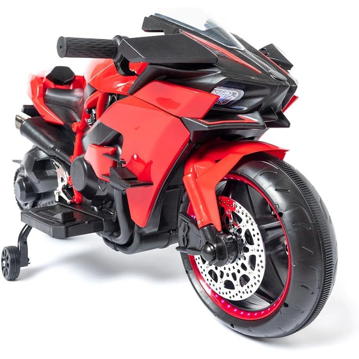 U BUY - juguete coche motocicleta eléctrico genial Rojo