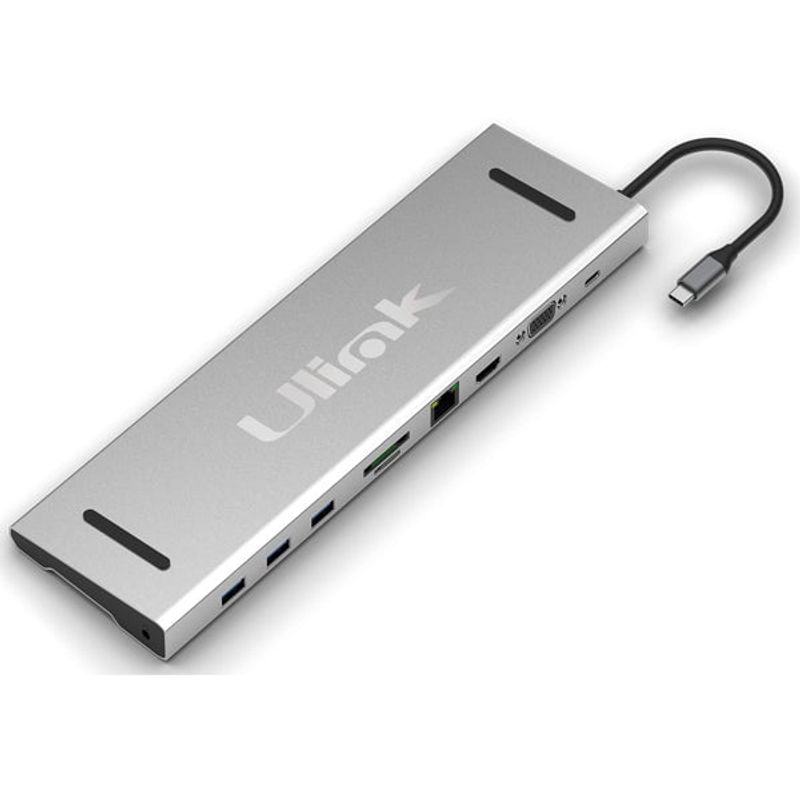FACTORYTECH - Docking USB-C Notebook Macbook 10 en 1 Ulink UL-ADC101