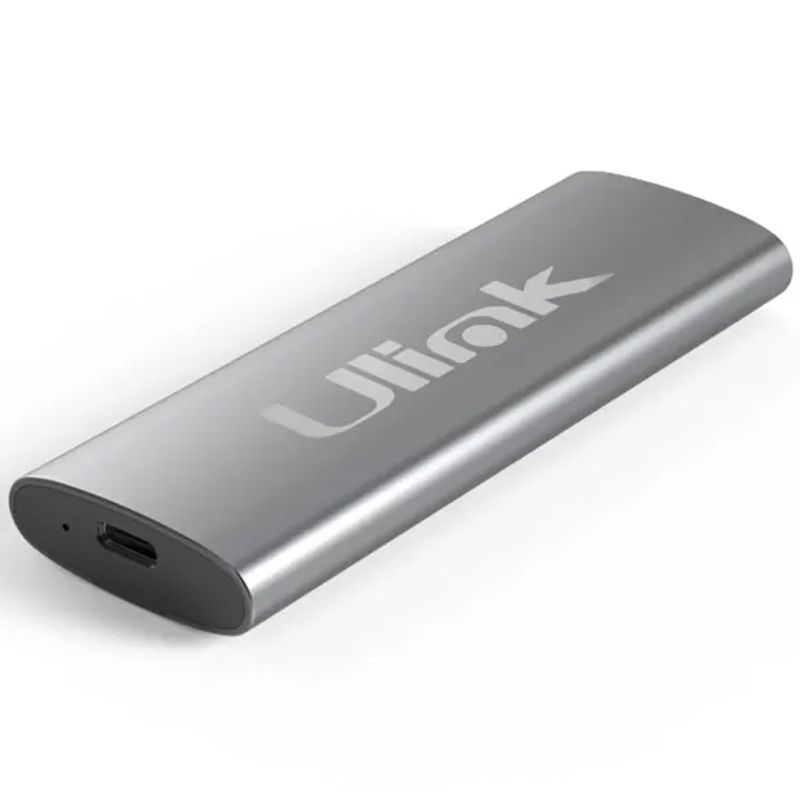 FACTORYTECH - Cofre Disco SSD M2 PCIE NVME Aluminio USB-C USB Ulink 10GPS