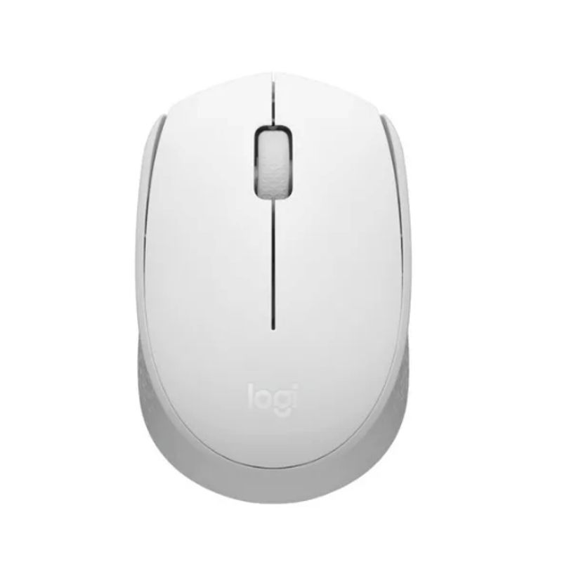 FACTORYTECH - Mouse Inalámbrico Wireless Logitech M170 Blanco