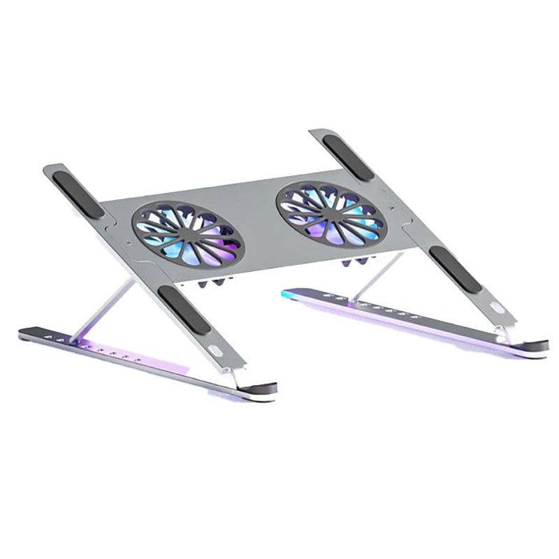 FACTORYTECH - Base Apoyo Ventilador Aluminio Para Macbook Notebook RGB P11