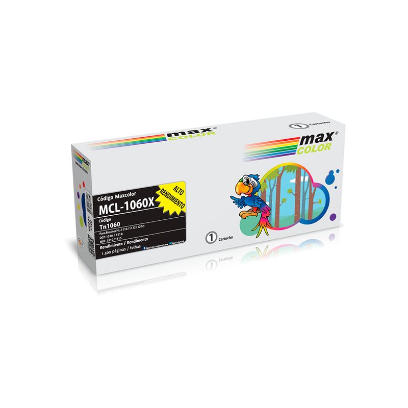 FACTORYTECH - Toner TN1060 Para Brother HL1101112 DC1512 MFC1810 1500 PAG