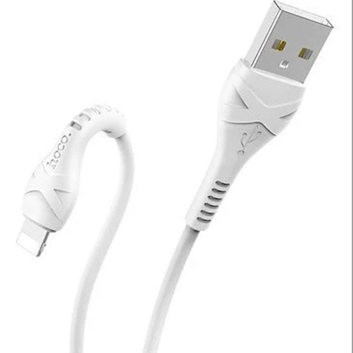 FACTORYTECH - Cable Carga USB Lightning HOCO X20 1MT Blanco