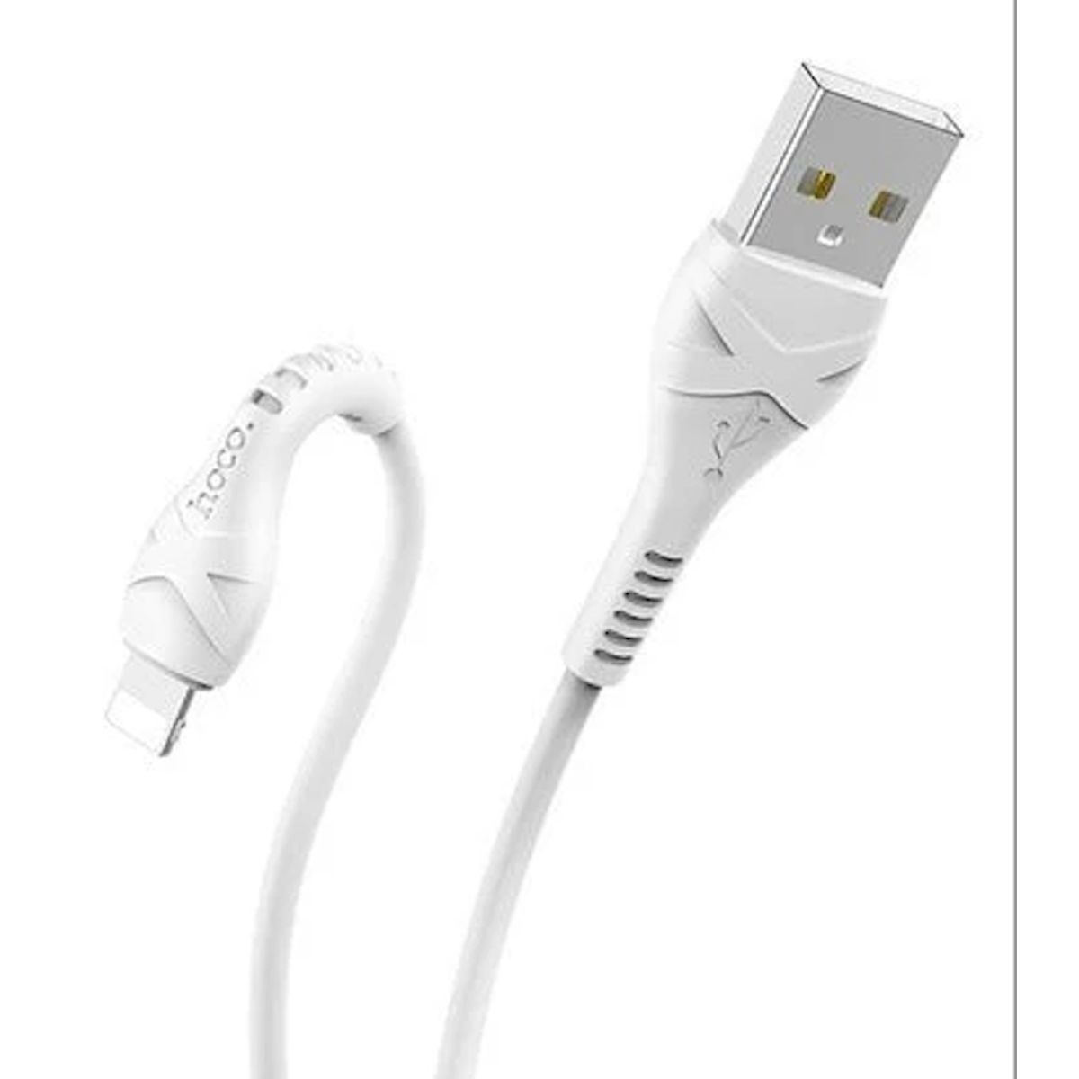 FACTORYTECH - Cable Carga USB Lightning HOCO X20 1MT Blanco