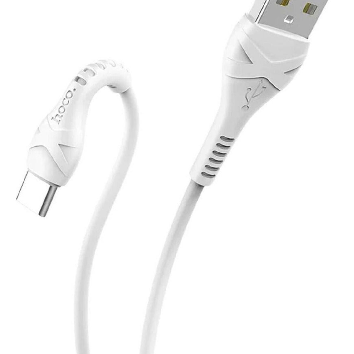 FACTORYTECH - Cable Carga USB Tipo C HOCO X20 2 Metros Blanco