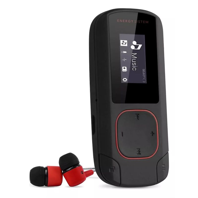 FACTORYTECH - Reproductor MP3 Clip Touch Bluetooth 8GB Energy Sistem Coral