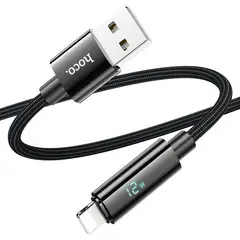 FACTORYTECH - Cable USB a Lightning 12MT Para Apple Hoco U125 Negro