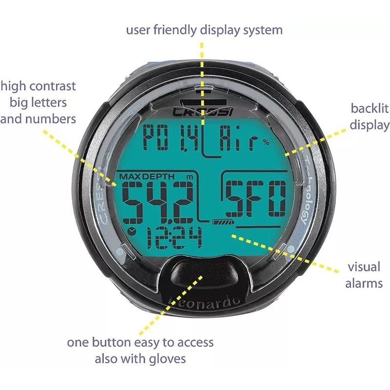 CRESSI - Reloj Computador Buceo Cressi Leonardo
