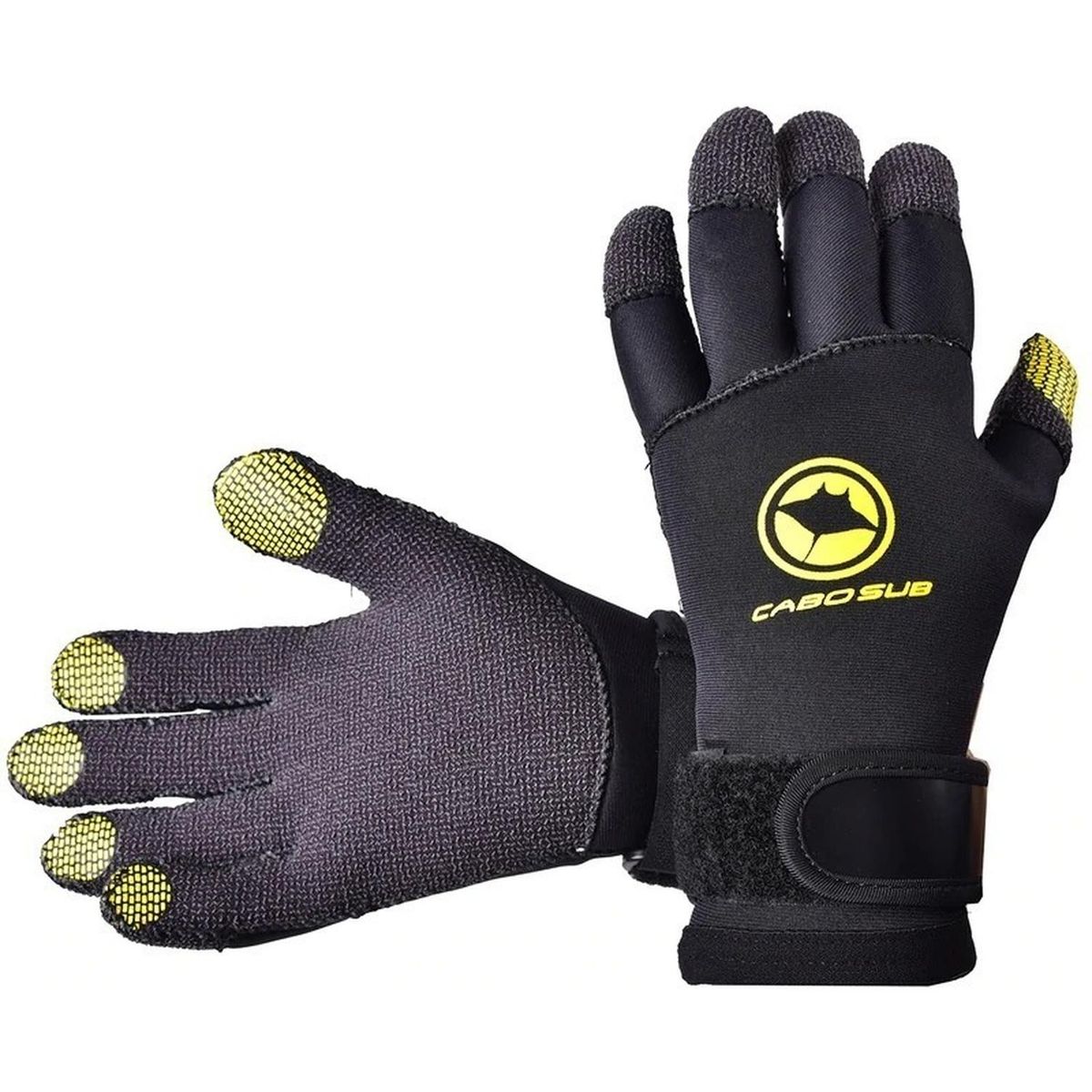 CABOSUB - Guantes De Buceo Anticorte 5mm Cabosub - Negro