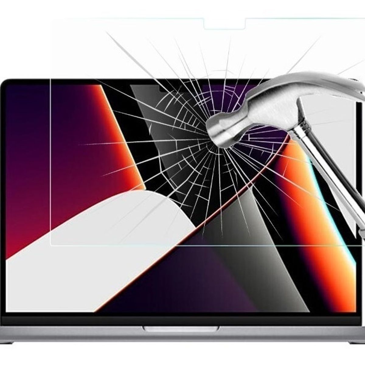 GENERICO - Lámina Vidrio Templado Para Macbook Pro 16 A2780 2023