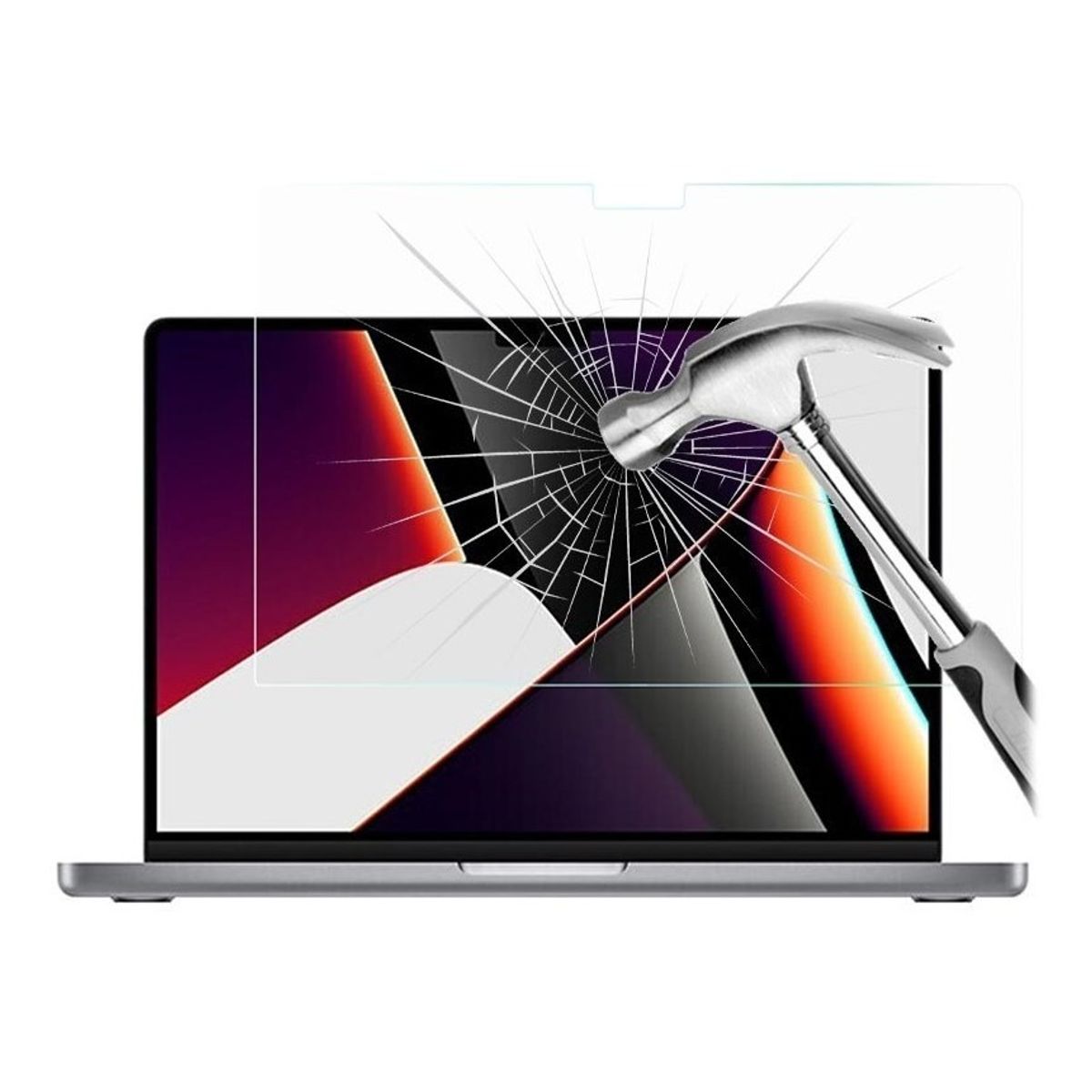 GENERICO - Lámina Vidrio Templado Para Macbook Pro 16 A2780 2023