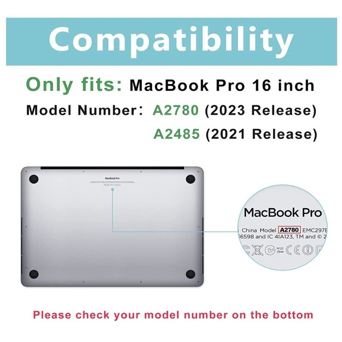 GENERICO - Lámina Vidrio Templado Para Macbook Pro 16 A2780 2023