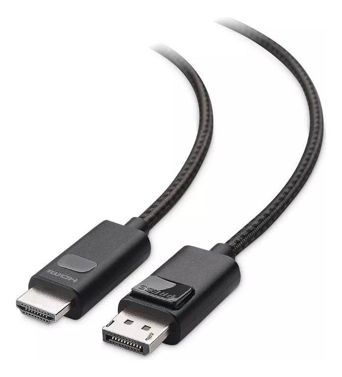 GENERICO Cable Dp Display Port Macho A Hdmi Macho 18m Resistente