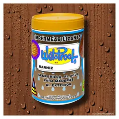 WETPROOF - BARNIZ PARA MADERA IMPERMEABILIZANTE WET PROOF® CASTAÑO 1-4 GALON