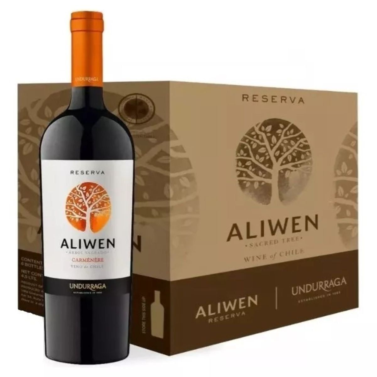 ALIWEN - Pack 6 Vinos aliwen Reserva Carmenere