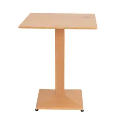 PANDALINO - Mesa cuadrada Chenoa color natural 4 puestos - Marron - 60x60 cm