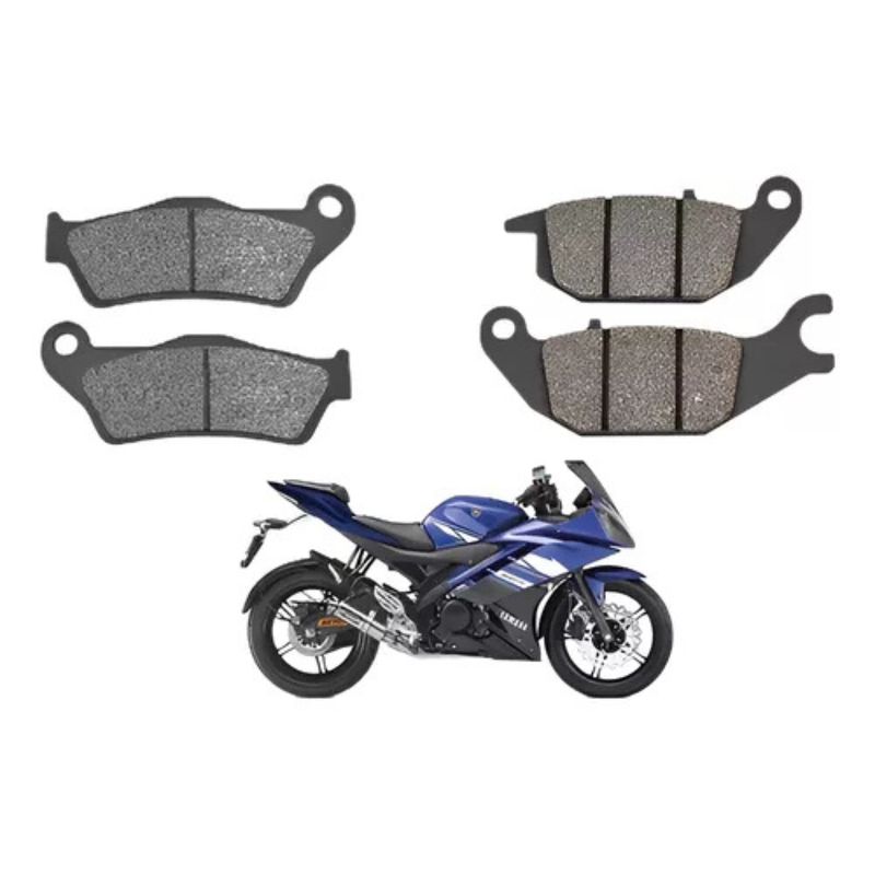 GENERICO - Pastillas Delanteras + Traseras Yamaha R15 V2