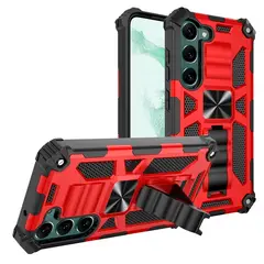 GENERICO - Carcasa para Samsung A24 Antigolpe Reforzada Color Rojo