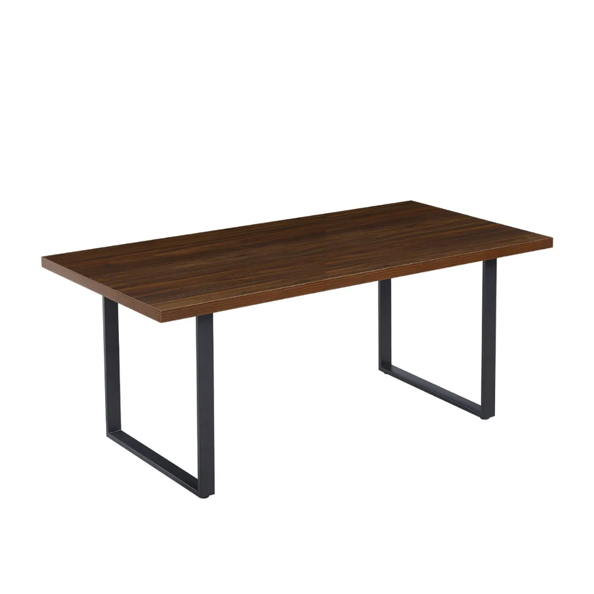PANDALINO - Mesa Rectangular Ámbar Oscura 140x90 - Estilo Industrial