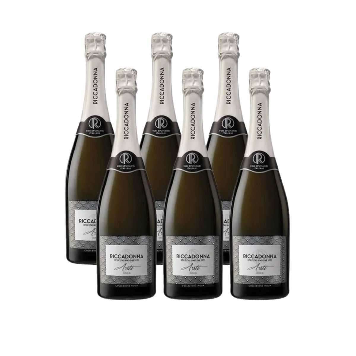 RICCADONNA - 6x Espumante Italiano Riccadonna Asti Dulce 750ml
