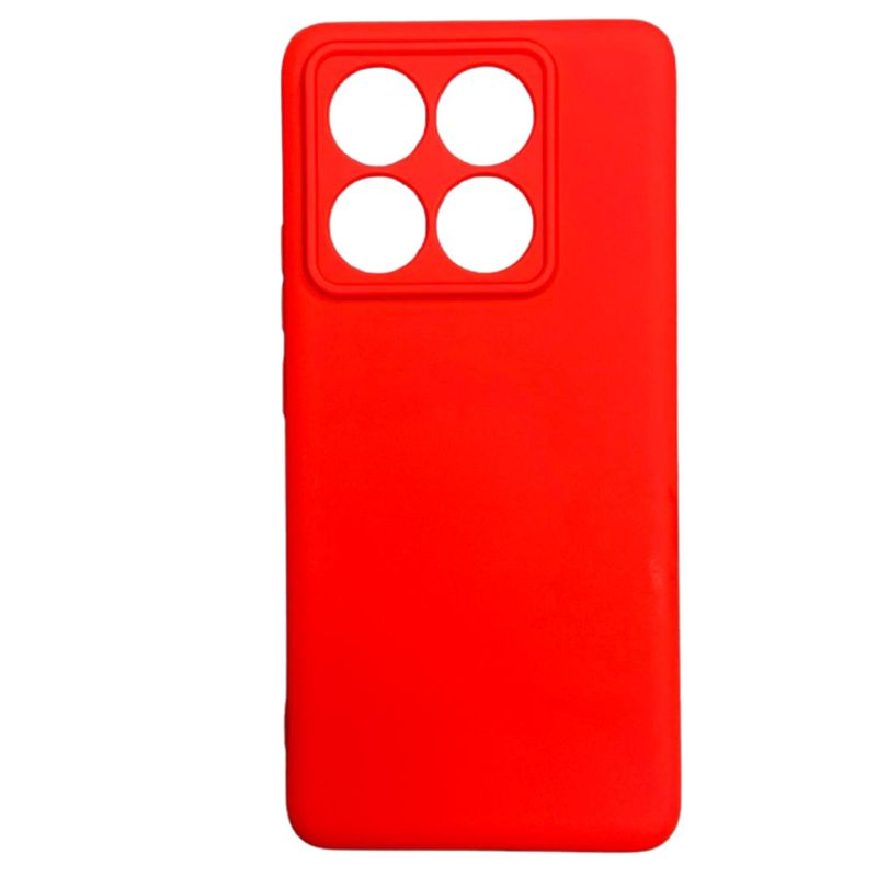 GENERICO - Carcasas Silicona Color Para Xiaomi 14T PRO - Rojo
