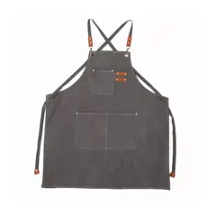 IMPORTCLICK - Pechera Delantal uso 68x78 CM Gris