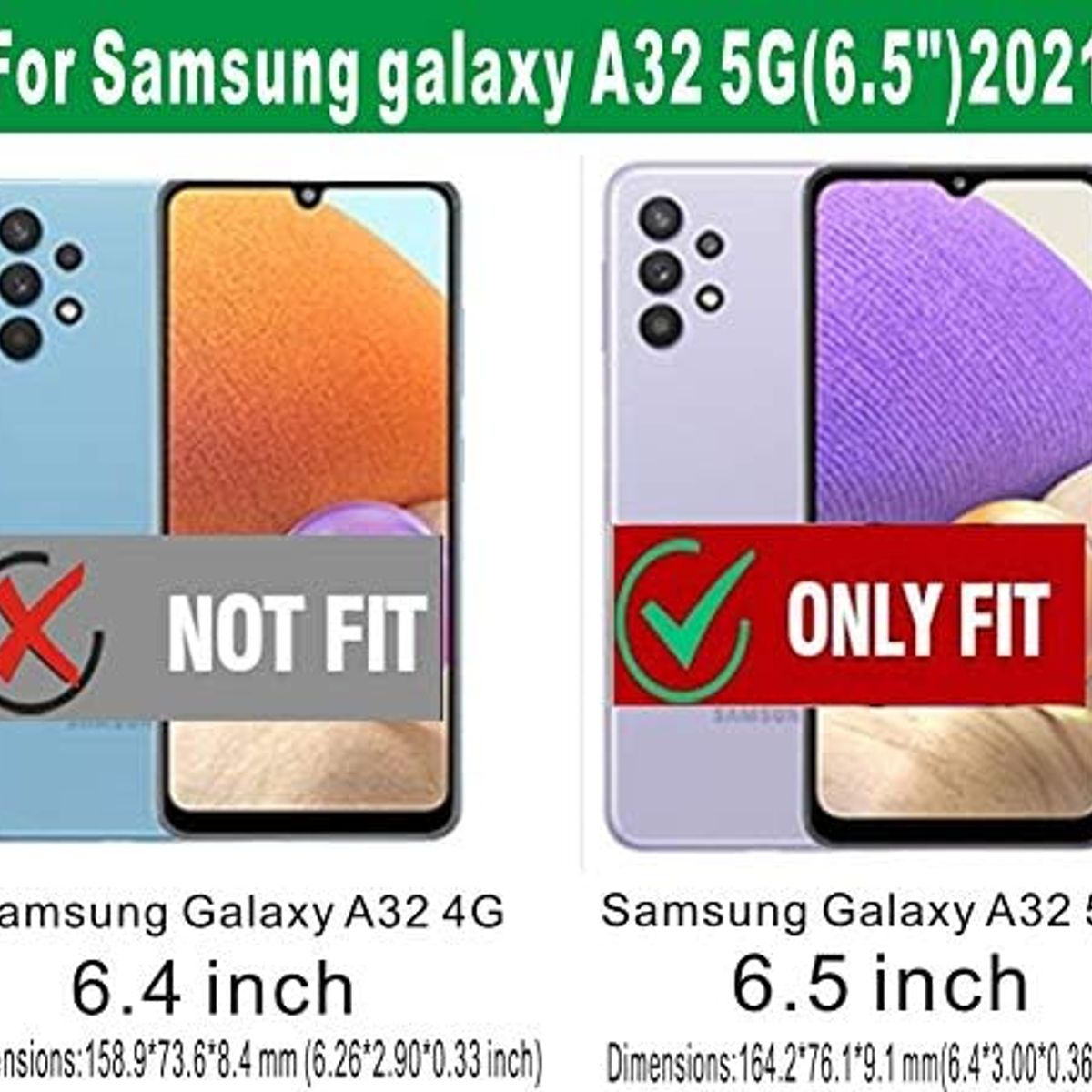 GENERICO - Carcasa Antigolpe Reforzada para Samsung Galaxy A32 5G - Negro