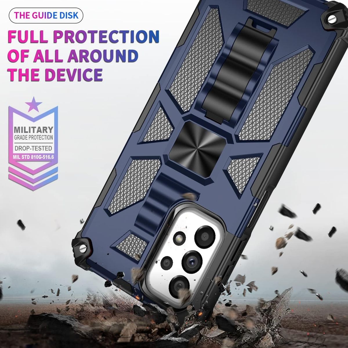 GENERICO - Carcasa para Samsung S20 FE Antigolpe Reforzada - Azul