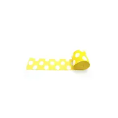 GENERICO - Feston Amarillo De Puntos 4pcs 25mmx10m