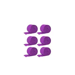 GENERICO - Feston Grueso Morado Oscuro 6pcs 3x10m