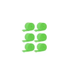 GENERICO - Feston Grueso Verde Claro 6pcs 3x10m