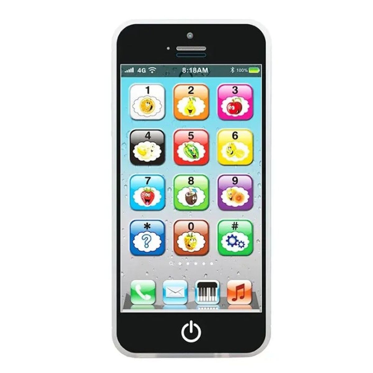 GENERICO - Juguete celular con luz y sonido niños mayor 3 años100g