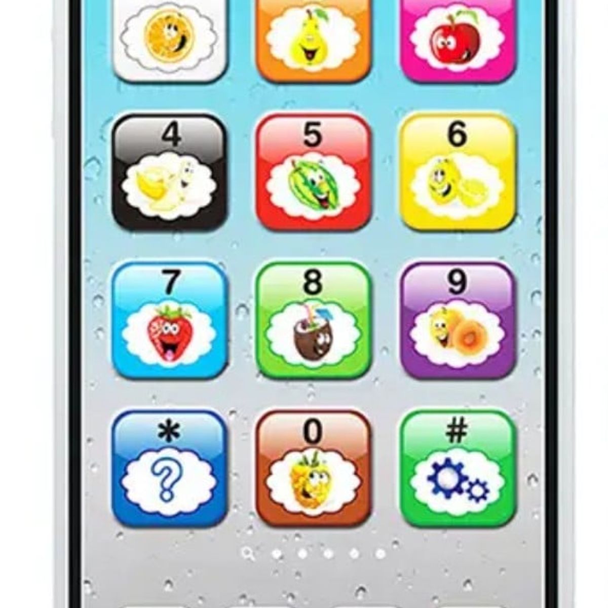 GENERICO - Juguete celular con luz y sonido niños mayor 3 años100g