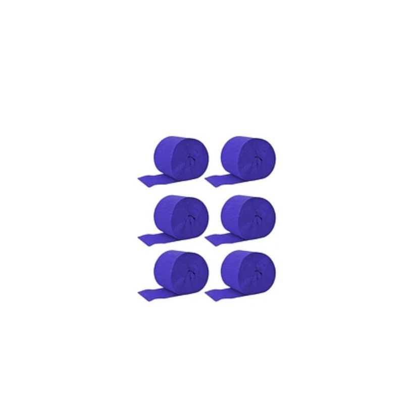 GENERICO - Feston Fino Azul 6pcs 2cmx10m
