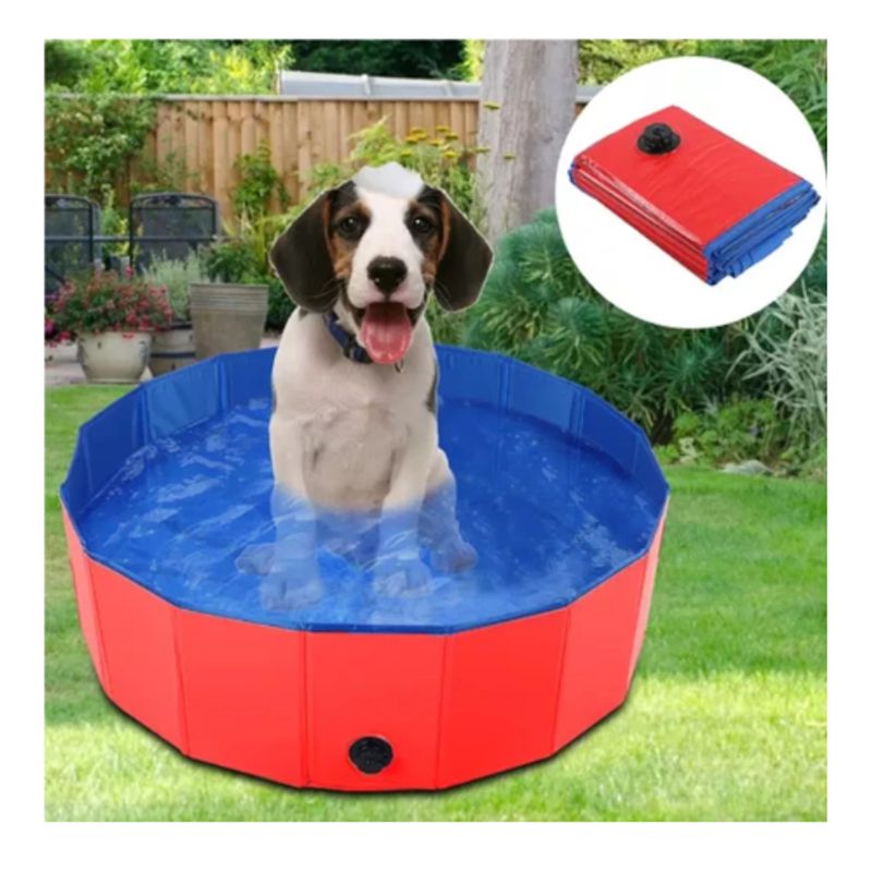 GENERICO - Piscina Plegable Para Perro Mascotas Piscina Verano 80x20cm