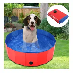GENERICO - Piscina Plegable Para Perro Mascotas Piscina Verano 80x20cm
