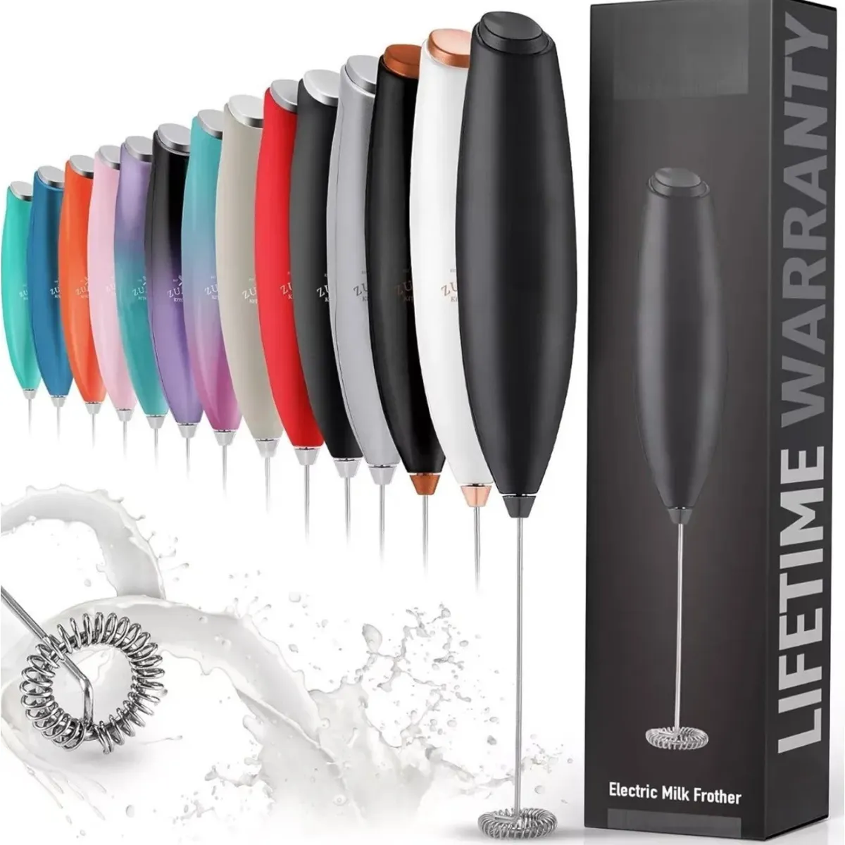 GENERICO - Mini Batidor Café Y Espuma Leche+Soporte