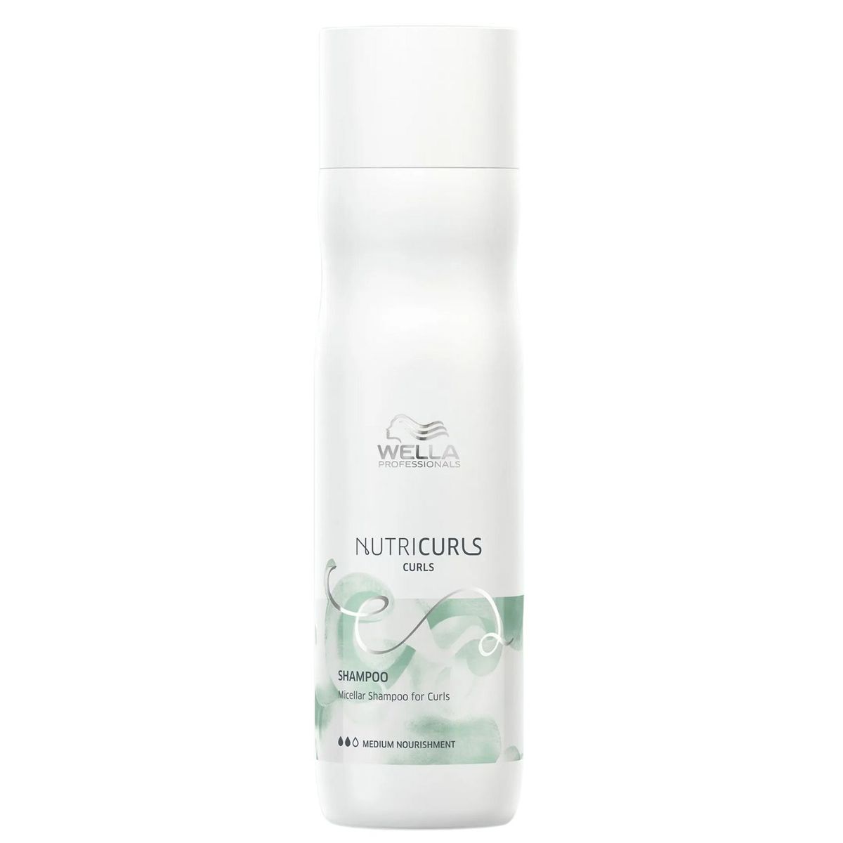 WELLA - Shampoo Wella Nutricurls Micellar 250ml Rizos Nutre Limpieza Suave