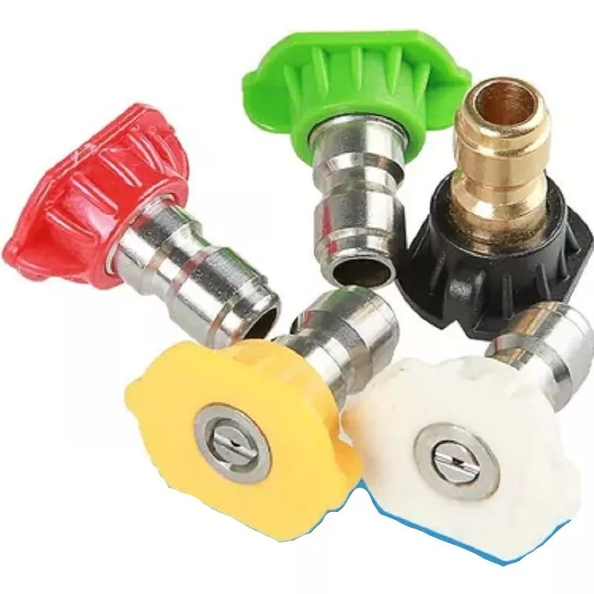 GENERICO - Boquilla Para Hidrolavadora 0 15 25 40 Grados Y  Para 65° Detergente