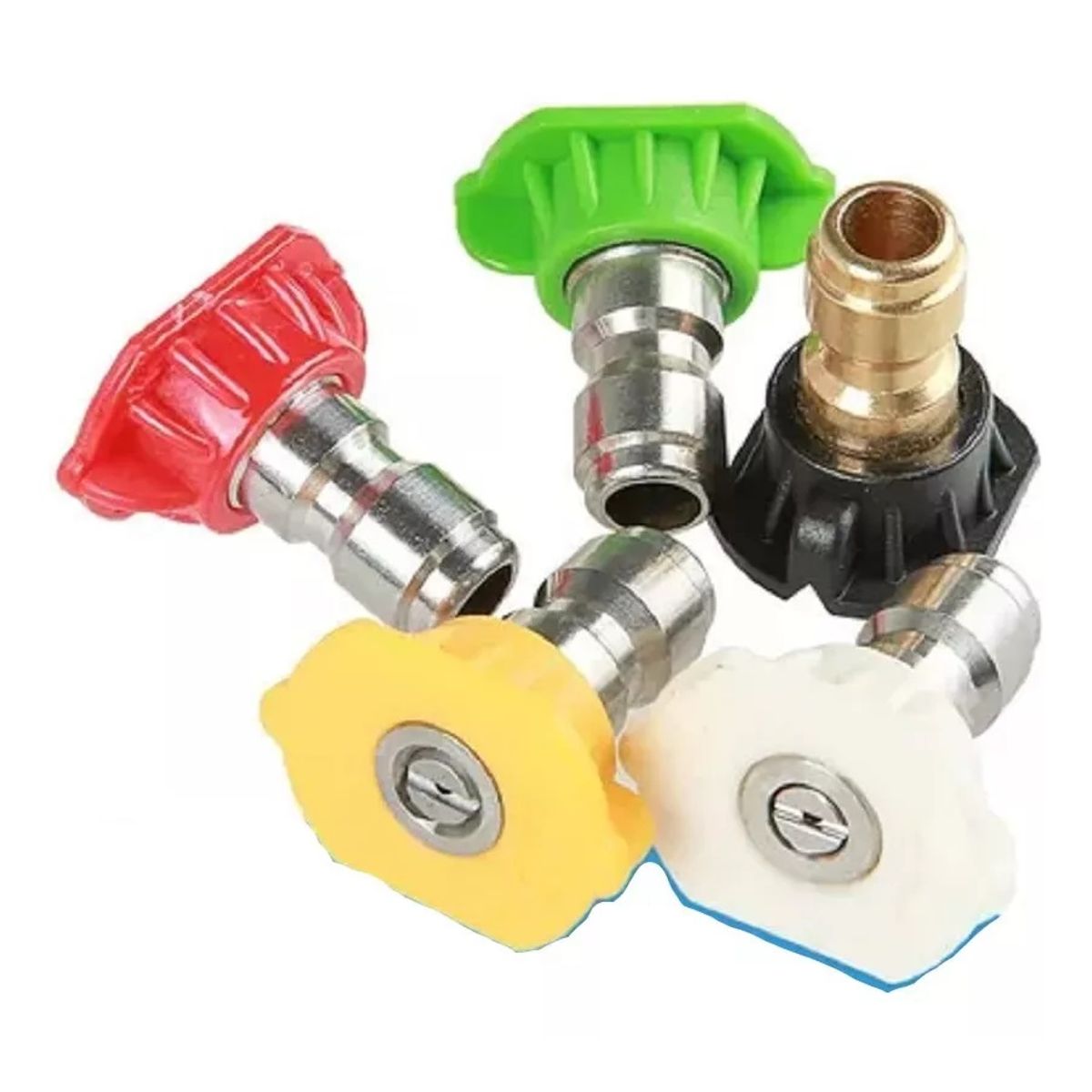 GENERICO - Boquilla Para Hidrolavadora 0 15 25 40 Grados Y  Para 65° Detergente