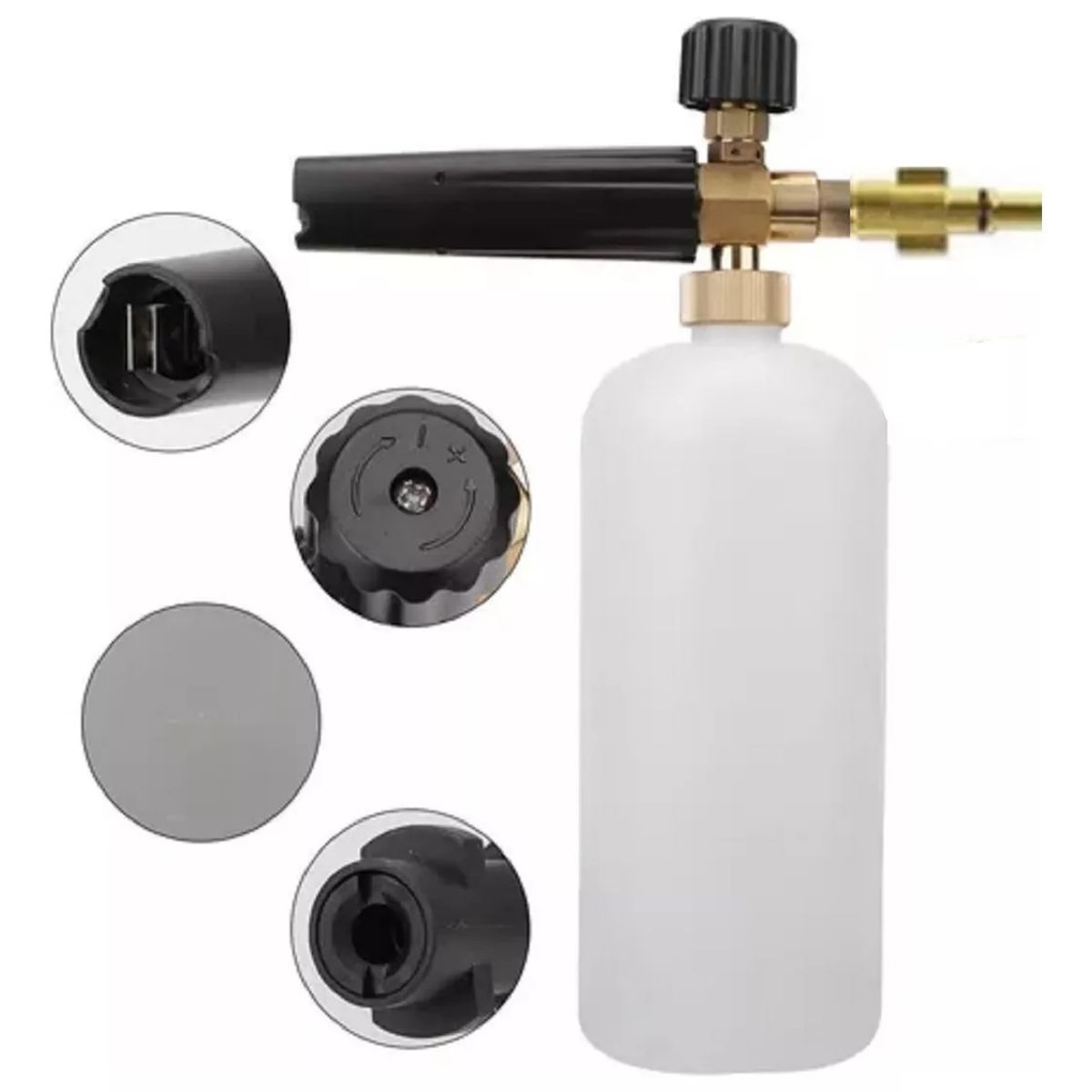 GENERICO - Boquilla De Espuma Snow Foam Para Black Decker 1 Lt