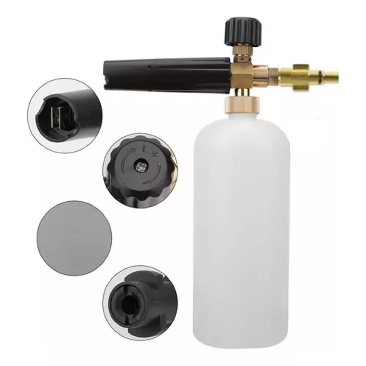 GENERICO - Boquilla De Espuma Snow Foam Para Black Decker 1 Lt