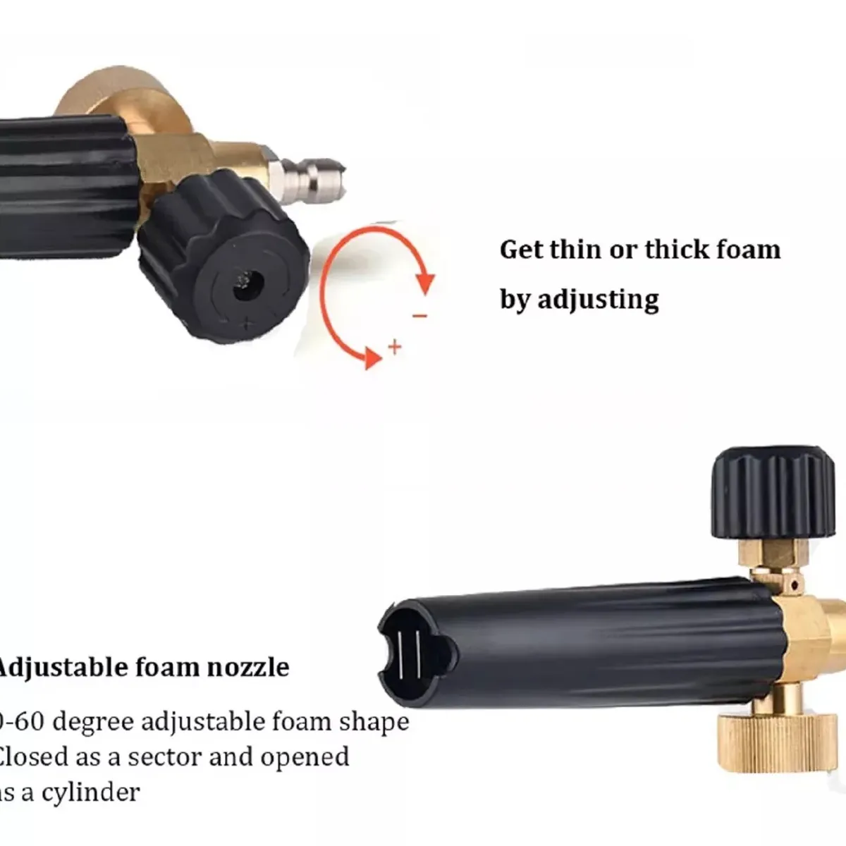 GENERICO - Boquilla De Espuma Snow Foam Para Bosch 1lt