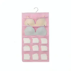 OEM - Organizador Colgante Sostenes Calcetas rosa