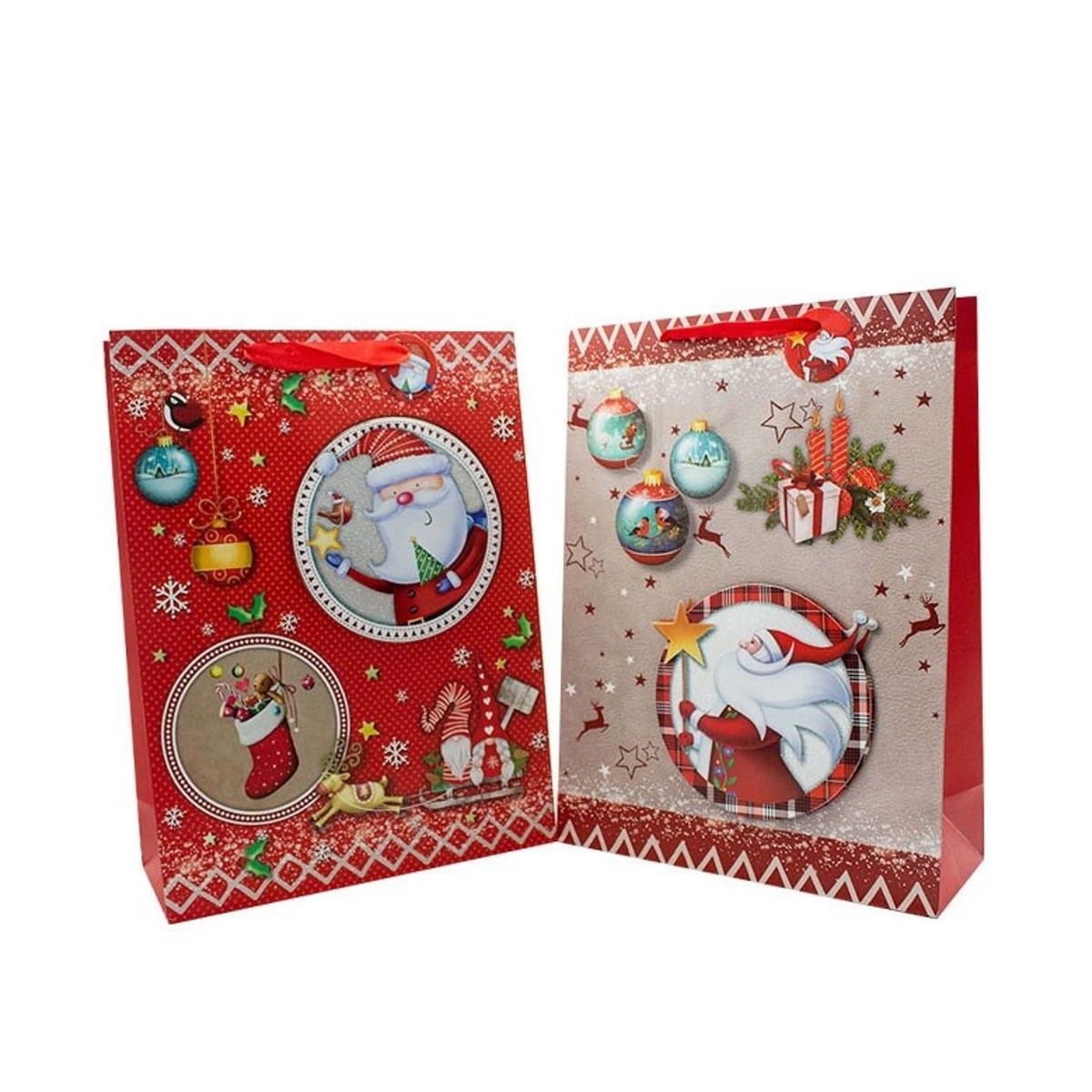 GENERICO - BOLSA DE REGALO PUNTOS 3D PASTEL 30X40 X12 UNI  3 MESES DE GARANTIA