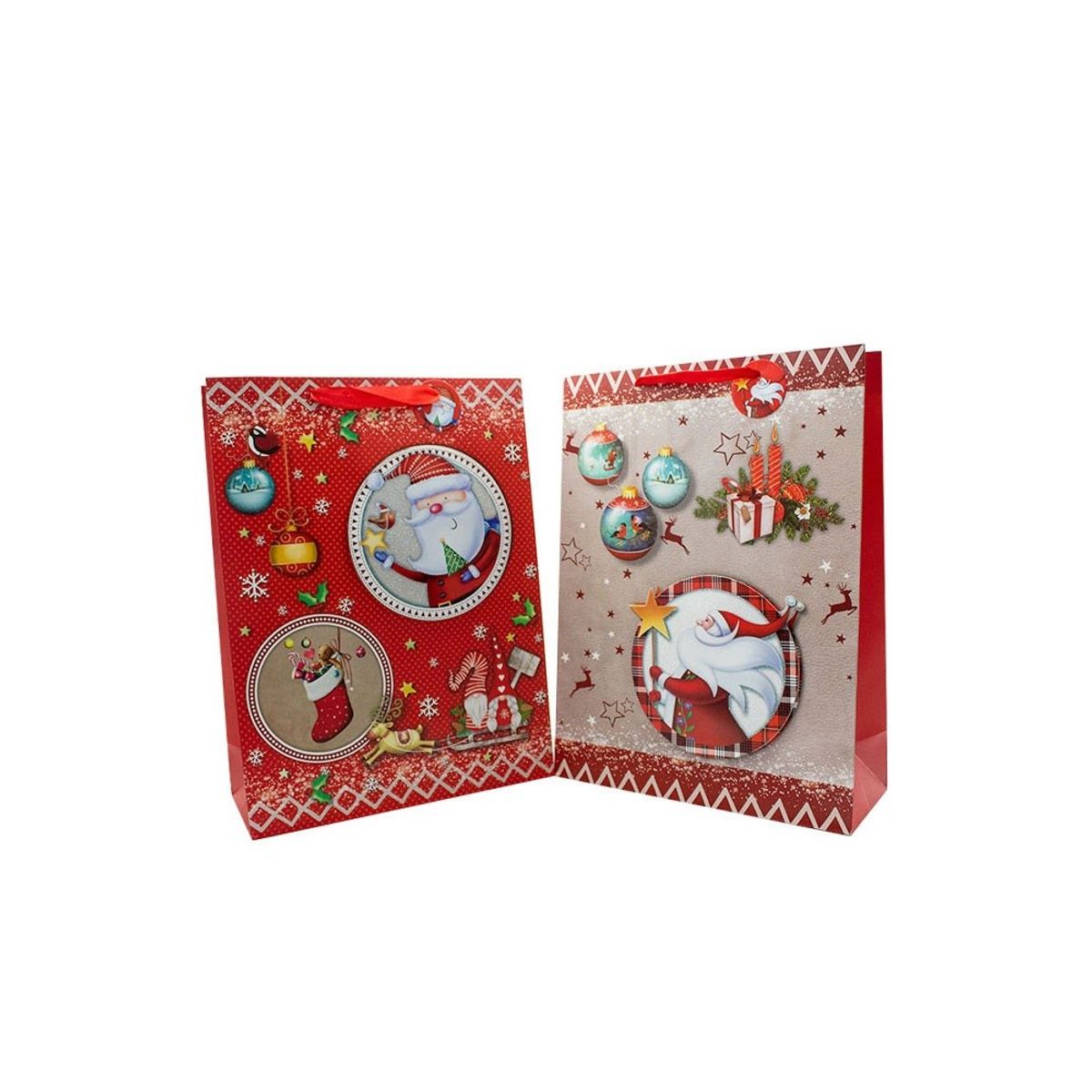 GENERICO - BOLSA DE REGALO PUNTOS 3D PASTEL 30X40 X12 UNI  3 MESES DE GARANTIA