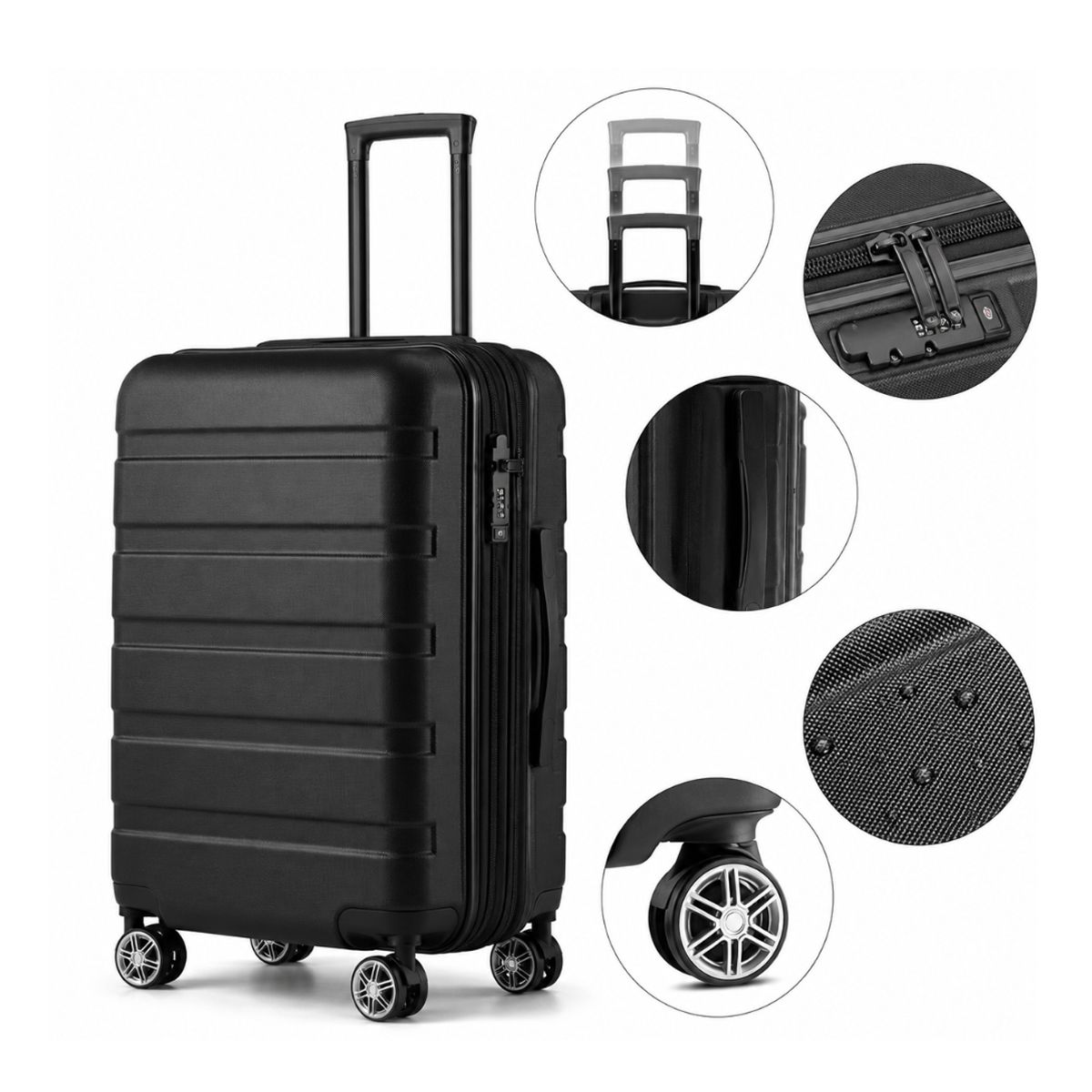EVERSO - Maletas Viaje Equipaje Rueda Cabina Avión 20-
