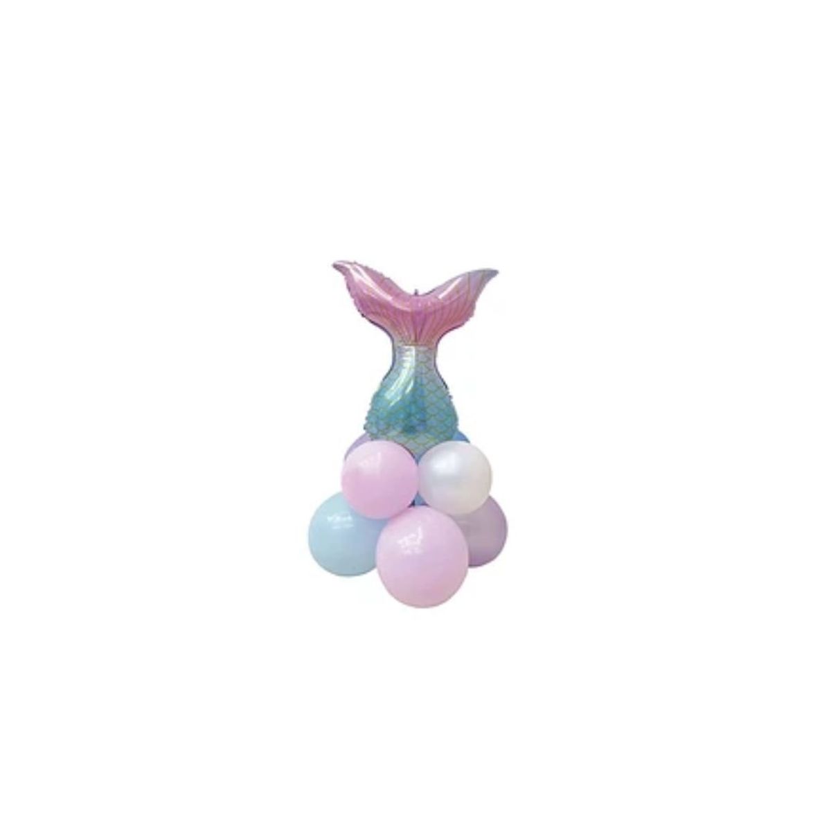 GENERICO - Set De Globos Sirena 9pcs
